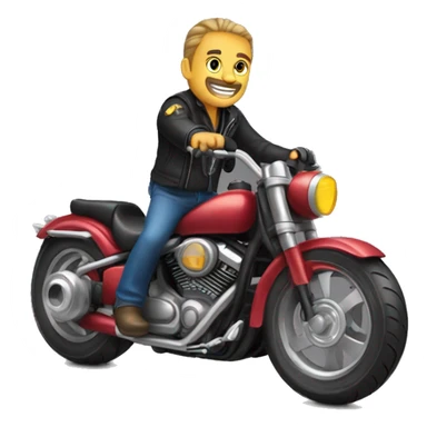 biker wheele sticker