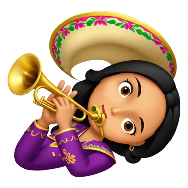 Mariachi Trumpet Player sticker