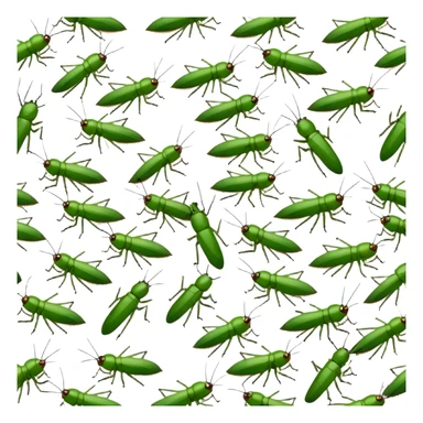 Crickets waiting impatiently  sticker