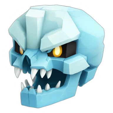 head cranial ice skull Articuno pokemon pixelmon Minecraft delegate sticker