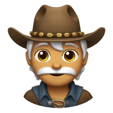 Un gato vaquero sticker