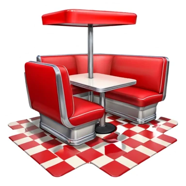 route 66 american diner sticker