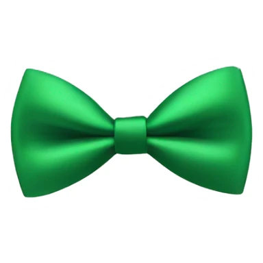 GREEN BOW TIE  sticker