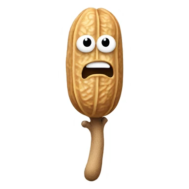 Peanut with stick arms and feet sticker