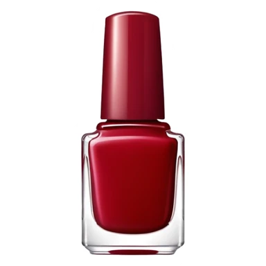 Beautiful Bottle of dark red nail polish sticker