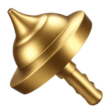 metallic spin top  sticker