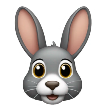 Conejo boca arriba  sticker