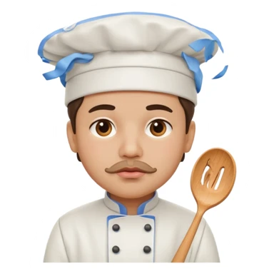 chef pursing lips sticker