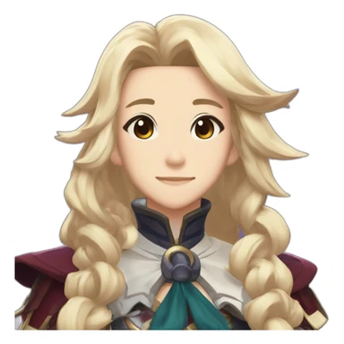 scaramouche from genshin impact sticker