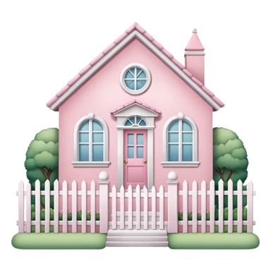 Pink home sticker