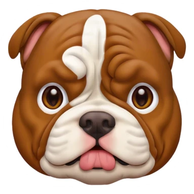 Bulldog tanning  sticker