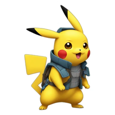 Pikachu sur Dracaufeu sticker