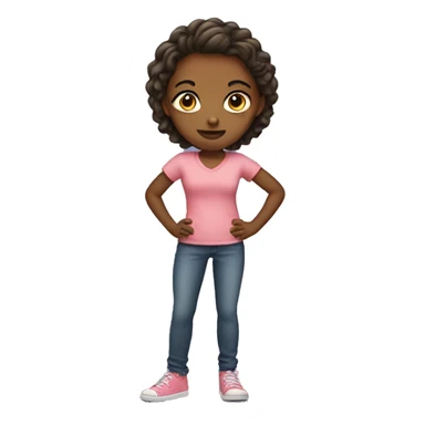 girl standing sassy sticker