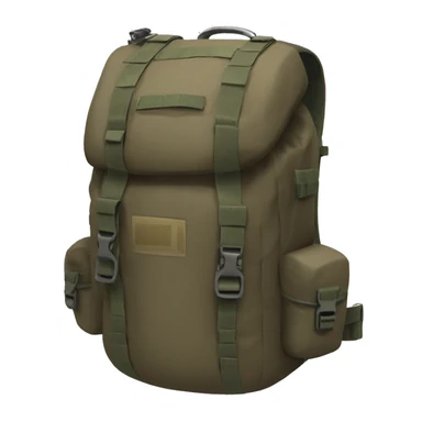 A tactical backpack sticker