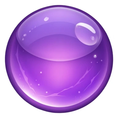 purple magical stone sticker