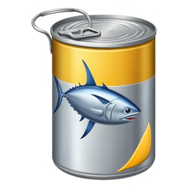 Tuna can sticker