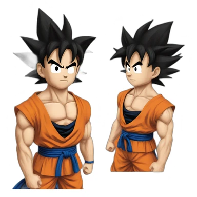 does goku clean those nuts? sticker