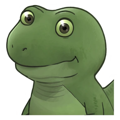 Baby dinosaur sticker