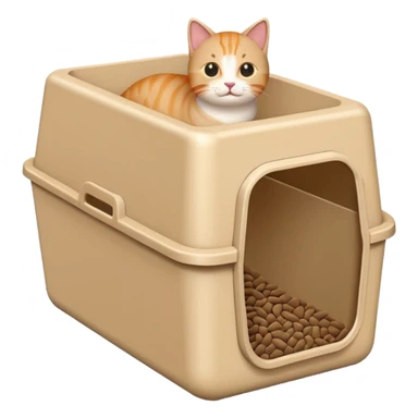 cat litter box sticker