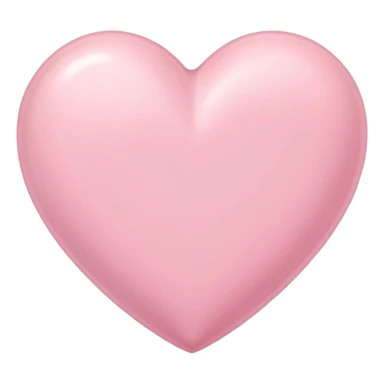 Cœur pastel rose sticker