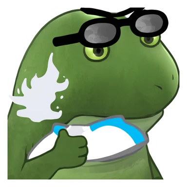 Race car with smoke out of engine  sticker