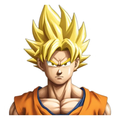 Son goku super sayen sticker