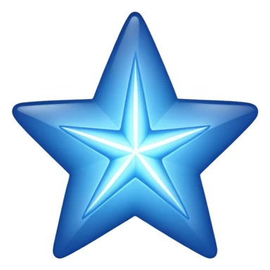 blue version of a ⭐ sticker