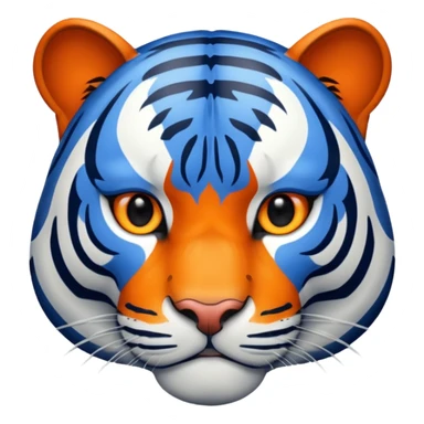 blue tiger sticker