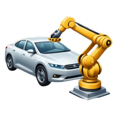 сгенерируй реалистичный автомобильный завод без логотипа и названия sticker