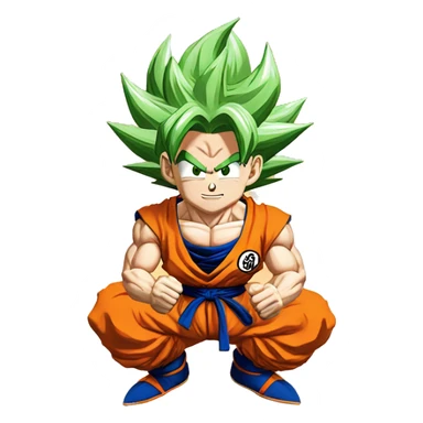 Goku de dragon ball z sticker