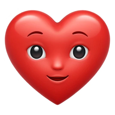 cute heart emoji  sticker