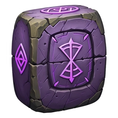 purple runestone sticker
