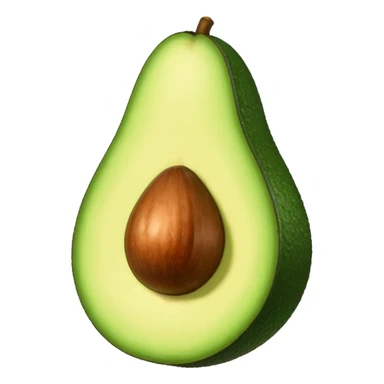 Granada abierta con su hoja (fruta) sticker