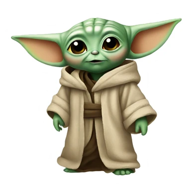 cute baby yoda sticker