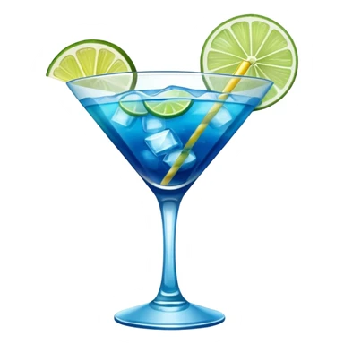 Giant Blue Cocktail sticker