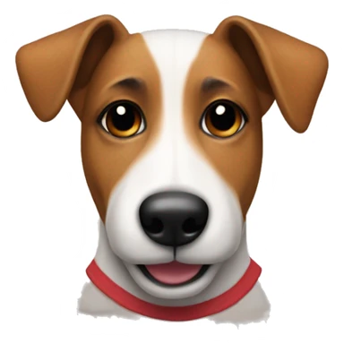 a jack russel wearing a teddy bear costume sticker