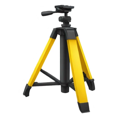 yellow tripod sticker