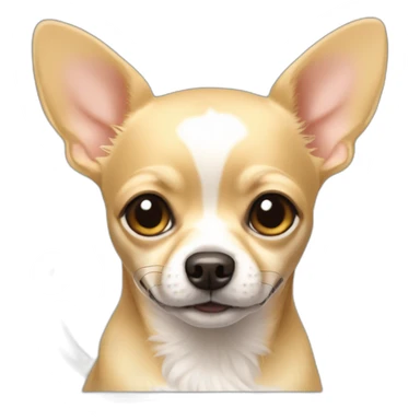 blonde  Chihuahua mix sticker
