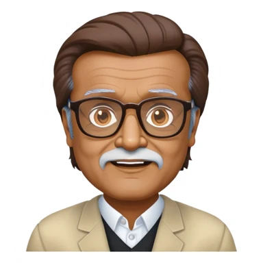 rajinikanth wearing glass sticker