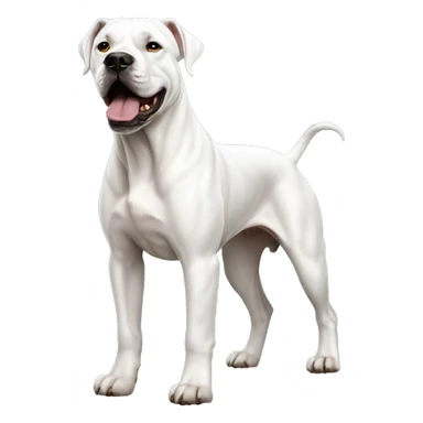 Dogo Argentino Dog Breed Full Body sticker