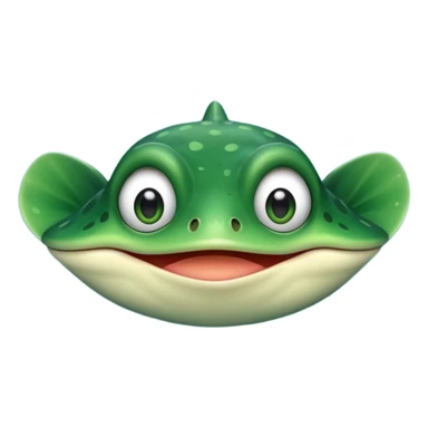 pepe the frog but as a stingray sticker