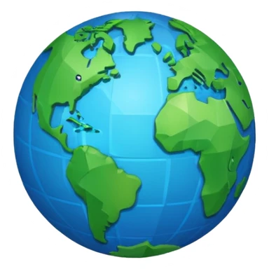 earth logo sticker