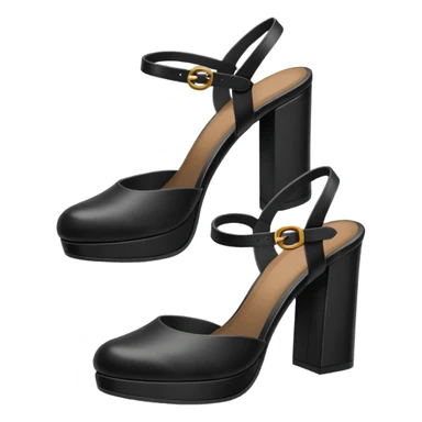 Block heels sticker