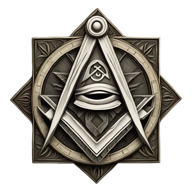 Freemasons symbol sticker