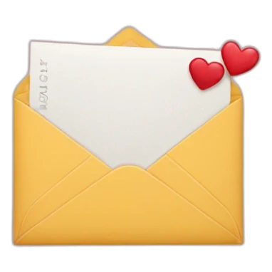 love envelope sticker