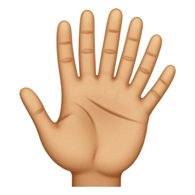 small hand palm sticker