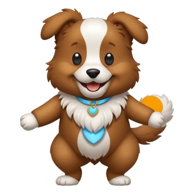 ik wil een hond die danst sticker