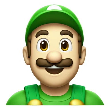 super mario green sticker
