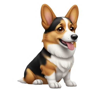 Dog corgi  sticker