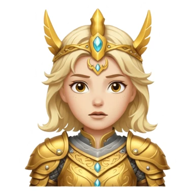 norse god warrior freya sticker